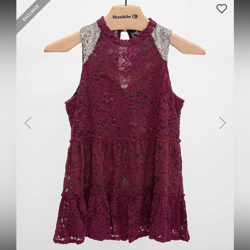 Gimmicks Lace Tank Top